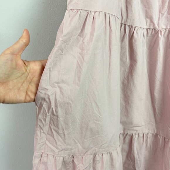 English Factory Pink Ruffle Midi Dress - Picture 8 of 11